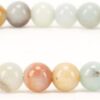 Amazon Crystal Natural Healing Gemstone Bracelet Handmade Yoga Stretch Elastic Bracelet Stress Relief Crystal Jewelry for Men and Women - 图片 3
