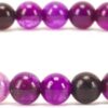 Multicolored Agate Crystal Bead Bracelet – Healing Crystal Bracelet for Women and Men – Unisex Stretchy Gemstone Bracelet for Healing and Protection - 图片 2